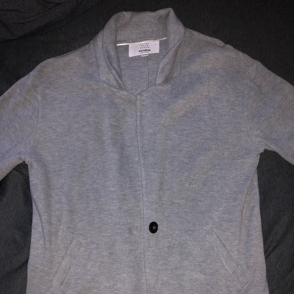 Pull and Bear Gray Coat - Picture 6 of 11